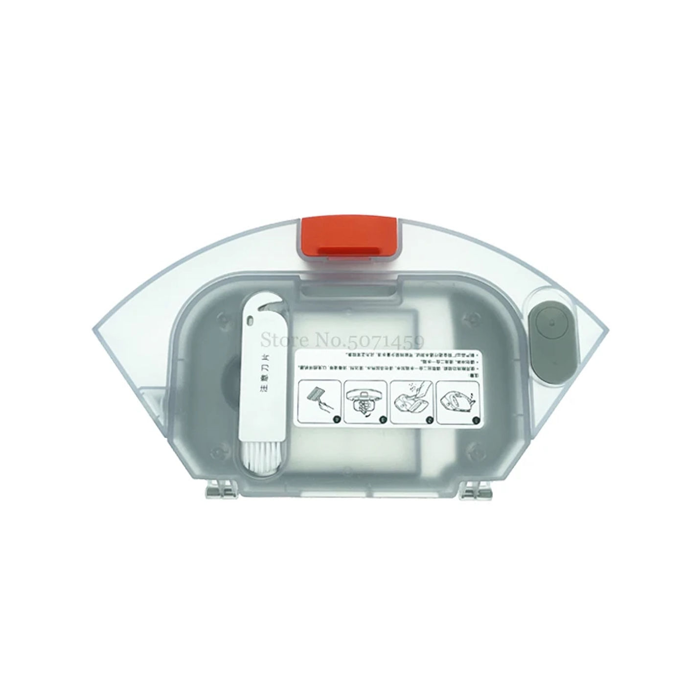 Description Picture 5 of itemOriginal 2 in 1 Water Tank Dust Box For Xiaomi Mijia E10 E12 B112 Robot Vacuum Cleaner Spare Parts Hepa Filter Accessories