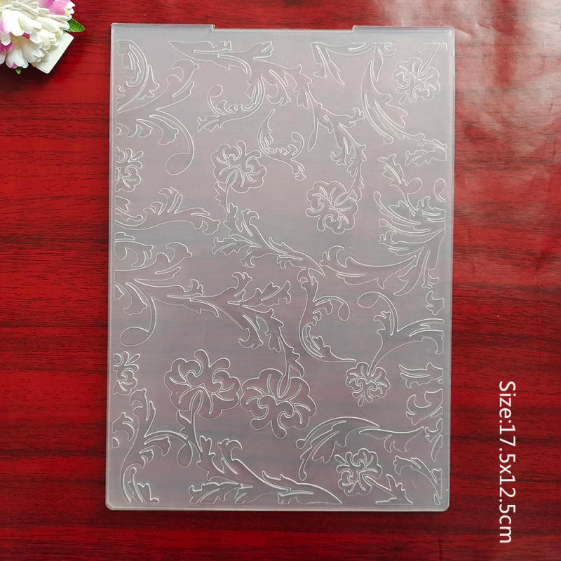 Description Picture 2 of itemHOT SALE  Boat | Leaves Scrapbooking Plastic Embossing Folder for Scrapbooking Photo Album Paper Crafts