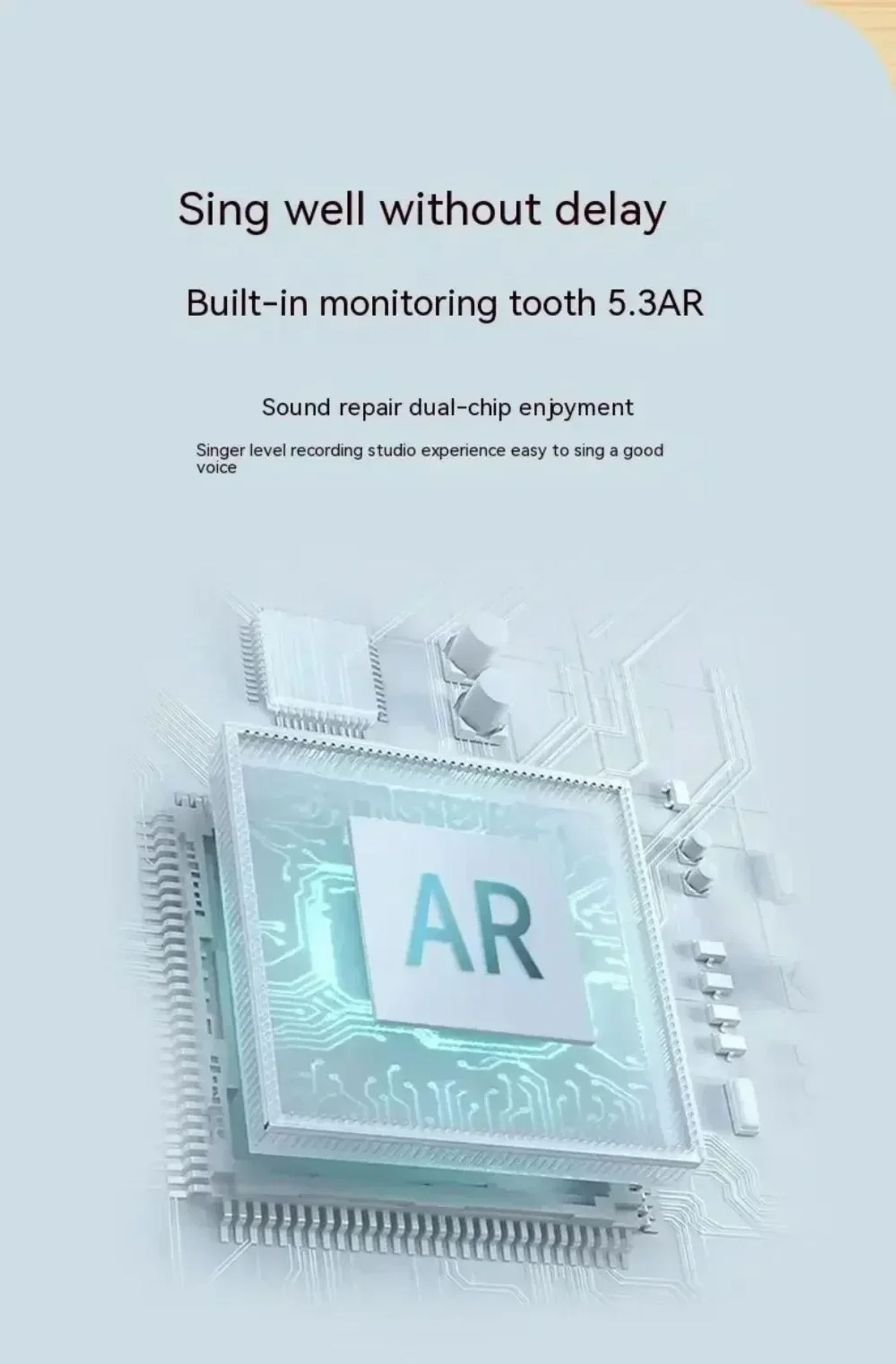 Description Picture 5 of itemK52 Wireless Bluetooth Speaker Multifunction with 2 Microphone RGB Portable Music Player Karaoke Machine for Child Home Gift