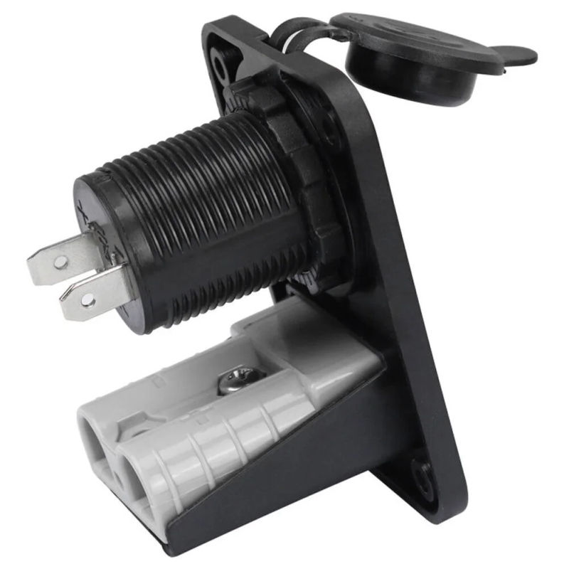 Description Picture 6 of item1PCS 50 Amp For Anderson Plug Connector Socket Charger Flush Mount Plate For Caravans Camping Trailers Ships Yachts RVs Buses