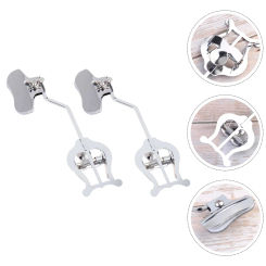 2 Pcs Music Note Paper Clips Stand Trombone Sheet Holder Instrument Accessories Sax Clamp-