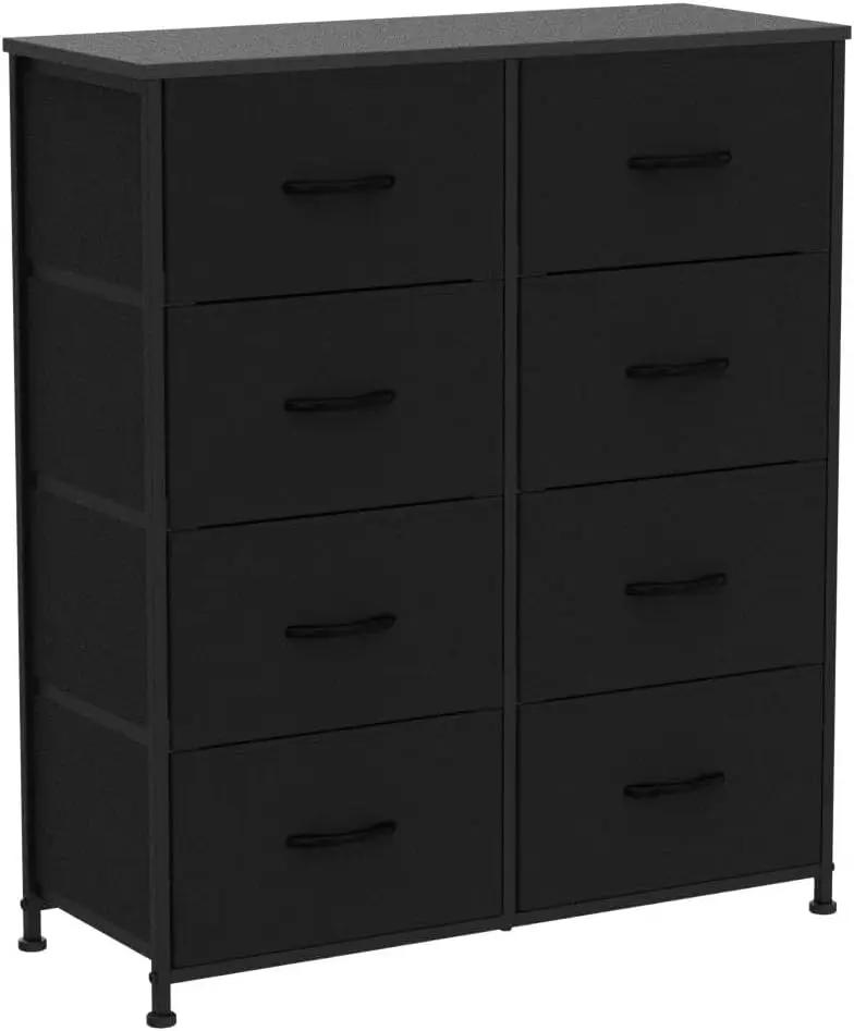 Description Picture 6 of itemDresser for Bedroom, Chest of Drawers, Closet Storage with 8 Drawers, Cloth Dresser Clothes Organizers Tower with Fabric Bins