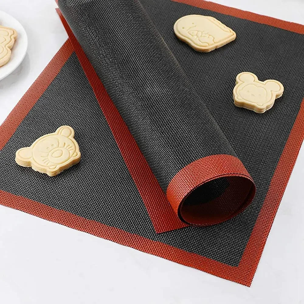 Description Picture 5 of itemSilicone Grill Mat 30X40cm Baking Tray Breathable BBQ Cookie Bread Mat Oven Microwave High Temperature Baking Kitchen Tools