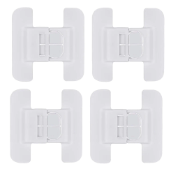 Fridge Lock, Refrigerator Lock for Kids, Cabinet Locks for Babies, Child Drawer Locks, Freezer Door Lock for Proof 4Pcs