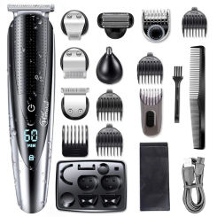 Pro All In One Hair Trimmer For Men Electric Shaver Body Groomer Beard Hair Clipper Facial,Nose,Ear Trimer wet dry Haircut