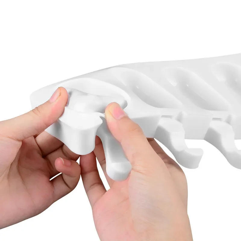 Description Picture 5 of itemSilicone Ice Cream Forms Popsicle Mold DIY Homemade Dessert Freezer Fruit Juice Cube Maker Mould With Sticks Ice Cream Maker