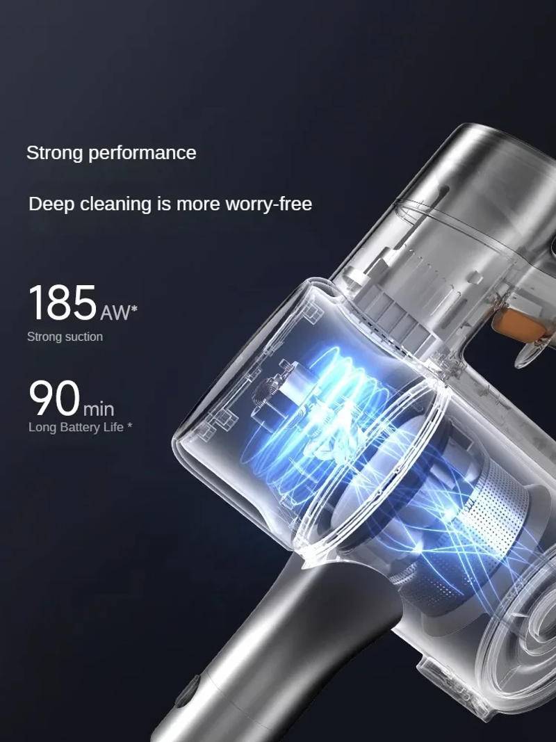 Description Picture 3 of itemDREAME Green Light Dust V12S Cordless Vacuum Cleaner Household Large Suction Mite Removal Machine Multi-purpose Home Appliances