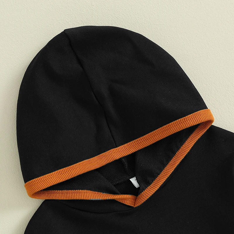 Description Picture 5 of itemBaby Boys Pants Set Long Sleeve Hooded Striped Hoodie with Elastic Waist Sweatpants Infant Clothes