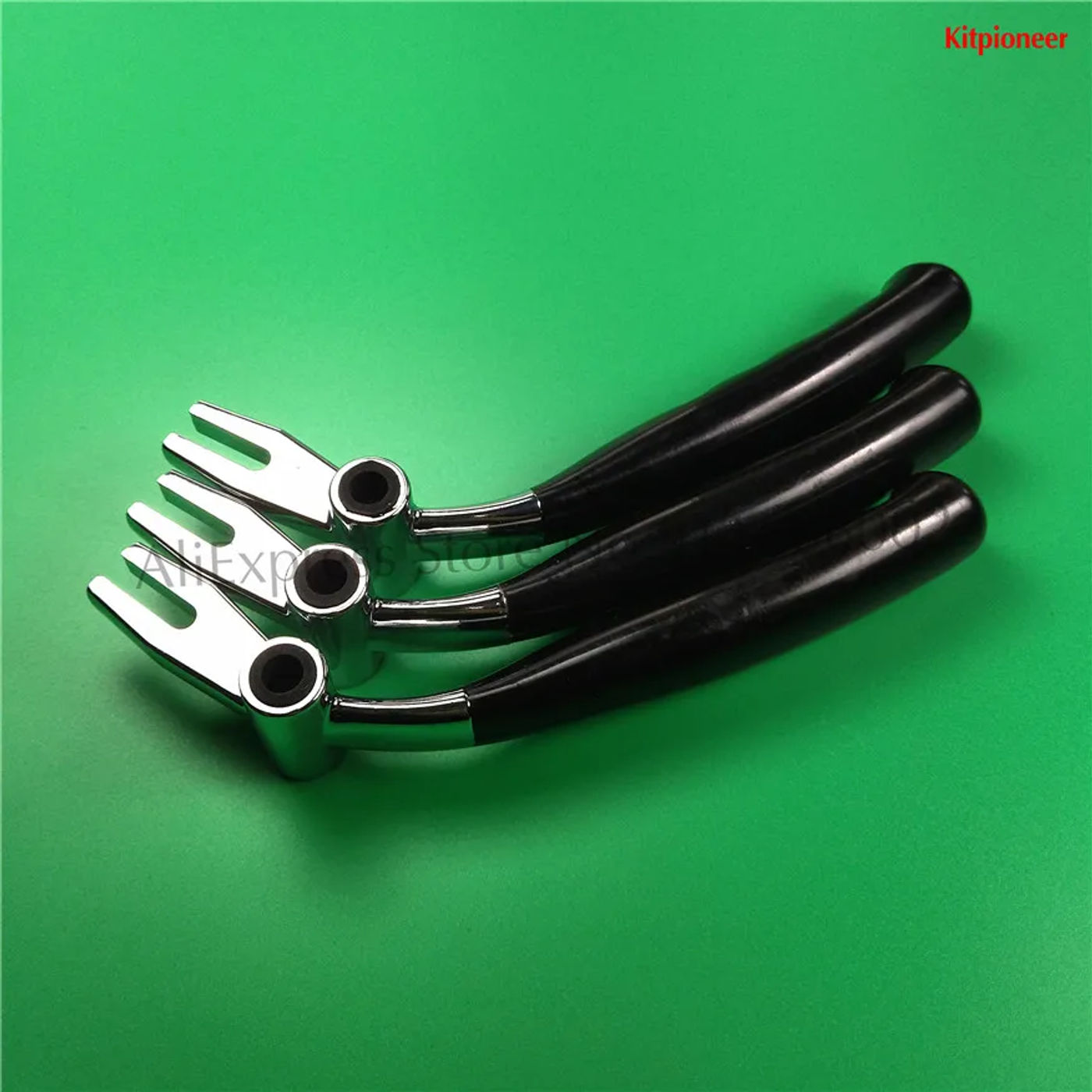 Description Picture 2 of item3 Pieces Handles Curved Hand Levers Replacement Spare Parts YKF Soft Serve Icecream Machines New Fittings MQL Ice Cream Makers