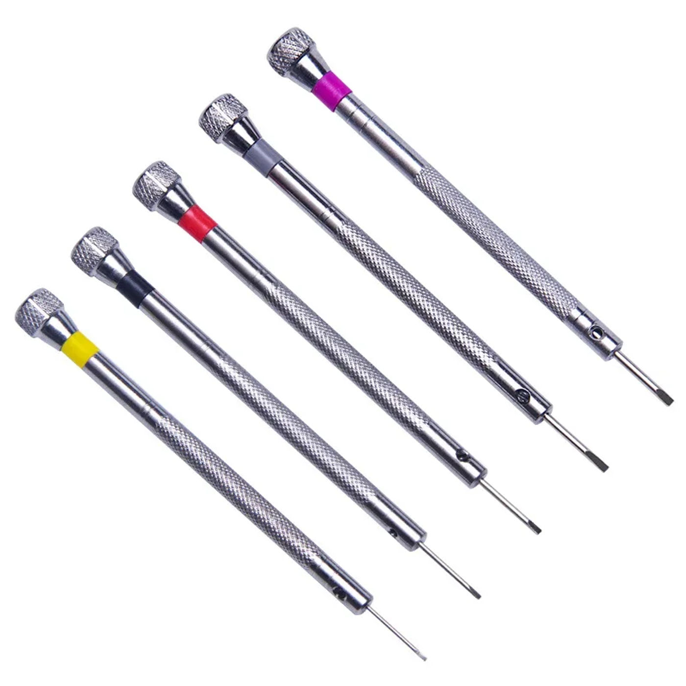 Description Picture 2 of item5pcs/set 0.8-1.6mm Steel Screwdriver for Watch Repairing Portable Watch Tools Band Removal with Mini Link Pins Watchmaker Tools