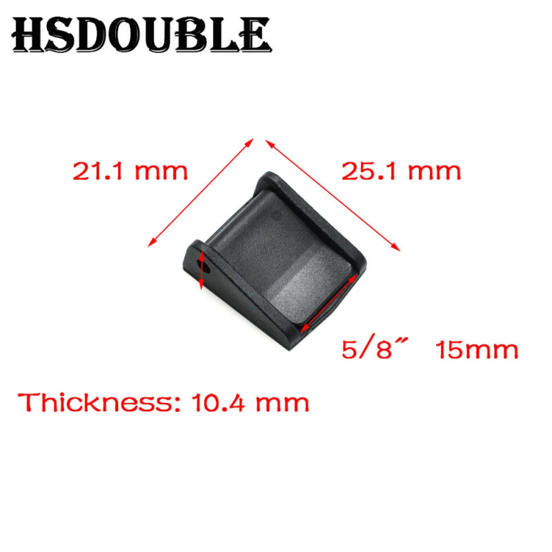 Description Picture 4 of itemCam Buckles Plastic Black Toggle Clip Backpack Straps Webbing 5/8" 3/4" 1" 1-1/4" 1-1/2" 2"