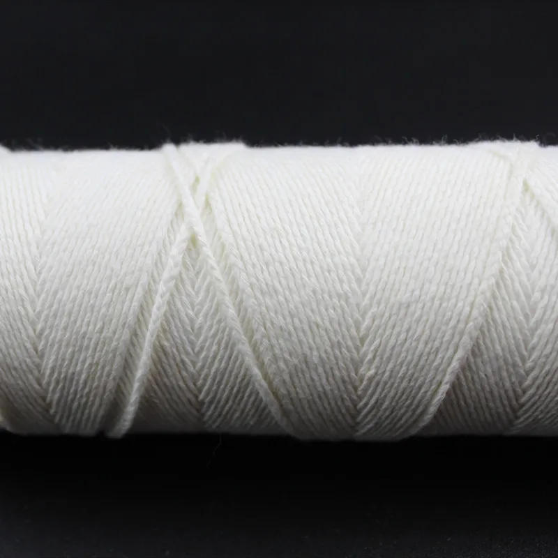 Description Picture 2 of item21/50 Strands 150m Tightly Woven Candle Wicks Absorbent Cotton Smokeless Scented Wax Wicks DIY Candle Making Materials