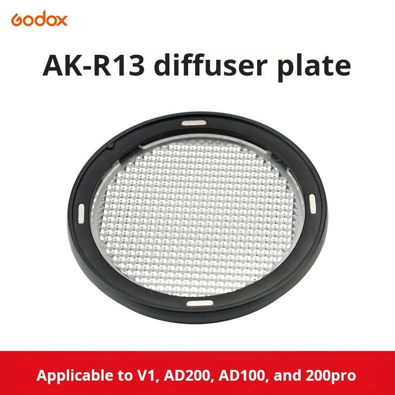 Description Picture 6 of itemShenniu AKR1 round lamp head magnetic attachment ad200pro accessory V1 flash semi-circular soft light cover set-top flash light