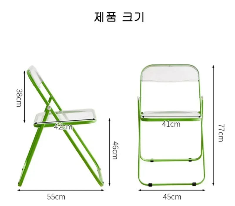 Description Picture 4 of itemFolding Table And Chair Combination Acrylic Transparent Ins Design Sturdy Stable Fold Multifunctional Office Table And Chair Set