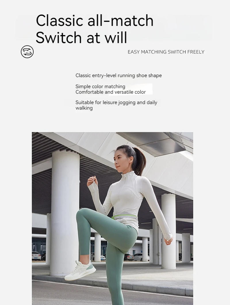 Description Picture 6 of item361 Degrees Running Shoes Women Spring Jogging Cushioning Breathable Stable Wear-resistant Rebound Female Sneakers 682412249