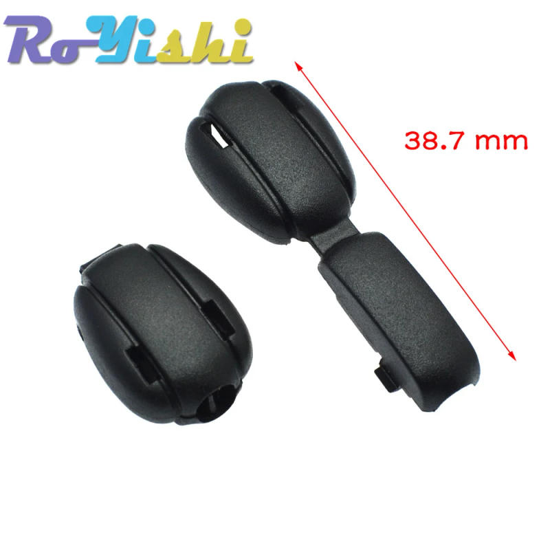 Description Picture 5 of item10 Pcs/Pack Zipper Pull Cord Ends For Paracord & Cord Tether Tip Cord Lock Plastic Black