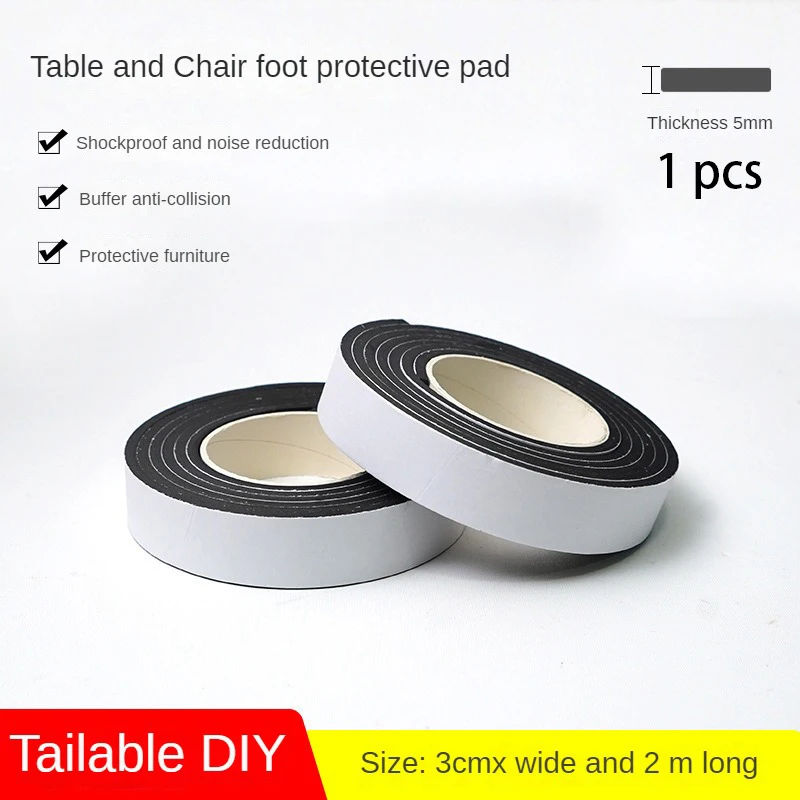 200cm/Roll Self-Adhesive Felt Furniture Leg