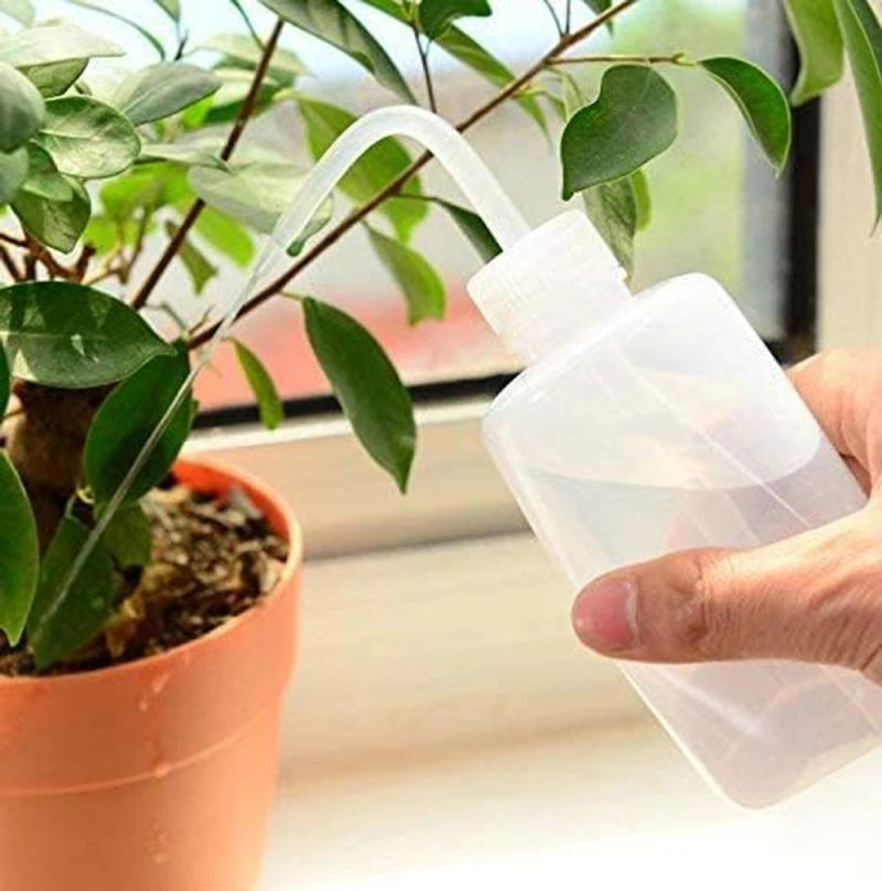 Description Picture 5 of itemWatering Can 250ML 500ML Succulent Watering Bottle Plant Flower Squeeze Bottle Plastic Bend Mouth Safety Wash Bottle