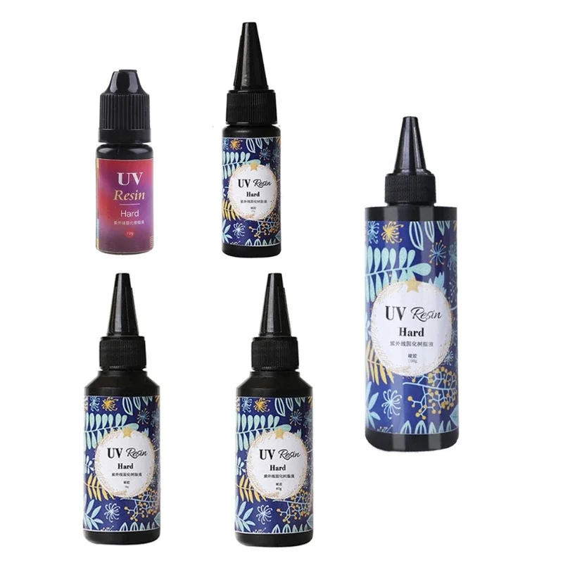 Description Picture 2 of itemCrystal UV Resin Clear Hard UV Curing Epoxy Resin Curing Solar Epoxy Resin Jewelry Making Craft Decoration