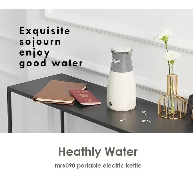 Description Picture 6 of item110V/220V MORPHY RICHARDS Electric kettle for travel, business trips, insulation, stainless steel, household, portable kettle