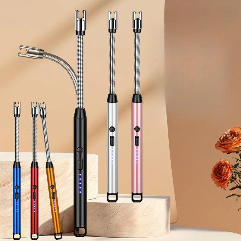 Description Picture 6 of itemWindproof Kitchen Electric USB Lighter Long Candle BBQ Gas Stove Ignition Gun Camping Rechargeable Arc Flameless Plasma Lighter