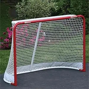 Description Picture 6 of itemGoal Folding Hockey Training Goal Net w/ Backstop, Targets, & Shooter Tutor , Red/White, 2-Inch
