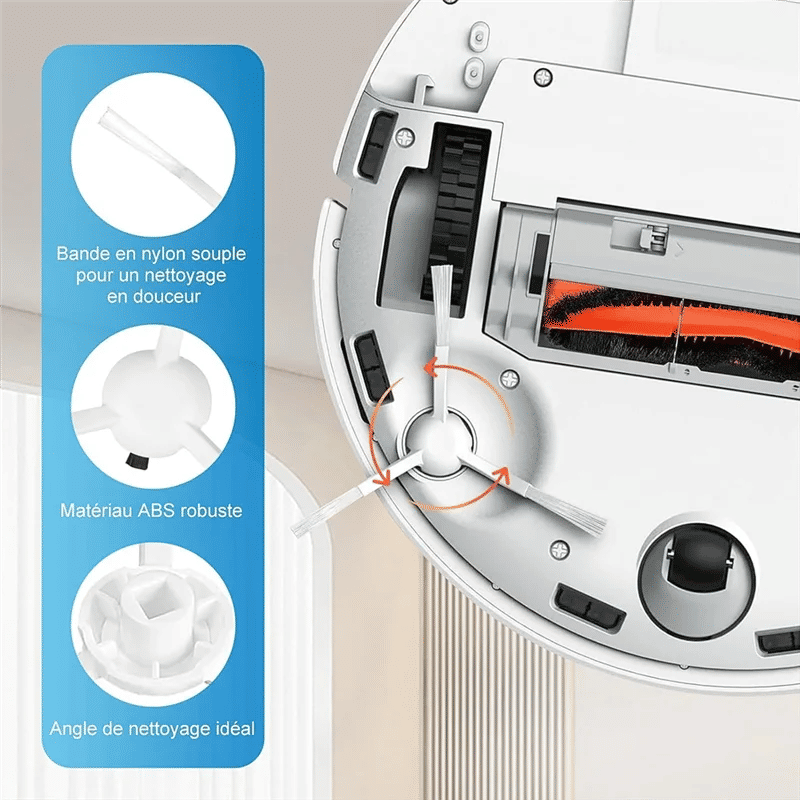 Description Picture 6 of itemB89B-Accessory For Iconic Brand X20+ Robot Vacuum Cleaner Main Side Brush Hepa Filter Mop Cloth Dust Bags Replacement Parts