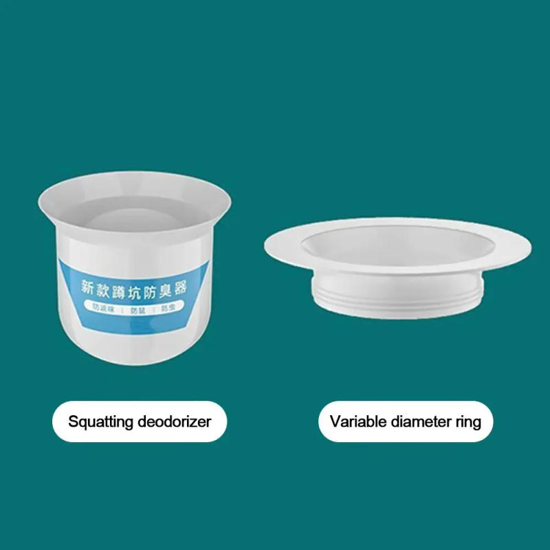 Description Picture 5 of itemPlastic Squatting Pan Anti-smell Plug Useful Toilet Squatting Pit Smell Stopper Bathroom Deodorize Squat Toilet Accessory