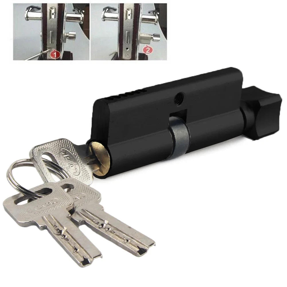 Description Picture 3 of itemDoor Lock Cylinder Thumb Turn Cylinder With 3 Keys Security Locks Bedroom Indoor Wooden Door Door Lock Core Universal Lock