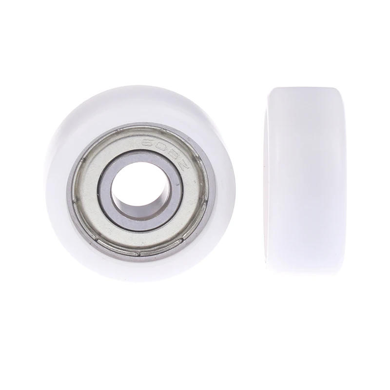 Description Picture 6 of item8x27x11mm Nylon Coated Bearing Flat Pulley 608 Bearing Roller Wheel POM Drawer Window Door Pulley Roller