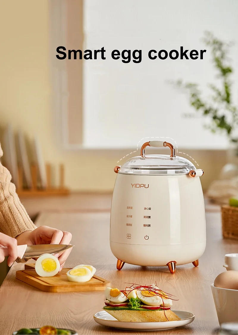 Description Picture 2 of item220V Automatic Egg Cooker 12h Reservation Breakfast Machine Multi-functional Pot Ceramic Liner Porridge Pot Automatic Power Off