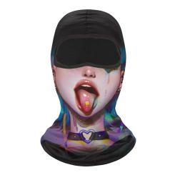Outdoor Men Neck Face Head Cover Multifunctional Balaclava Motorcycle Full Face Mask Elastic Riding Cap MTB Bicycle Headgear