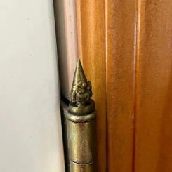 High-quality Hinge Decoration Bronzed Door Hinge Head Magnet for Cabinets Furniture Vintage Decorative Topper for Home