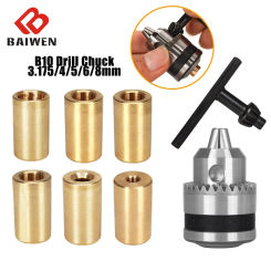 B10 Drill Chuck Adaptor Connecting Rod 1Pc Collet Chuck Shaft Sleeve Steel Copper Coupling 3.17mm 4mm 5mm 6mm 7mm 8mm