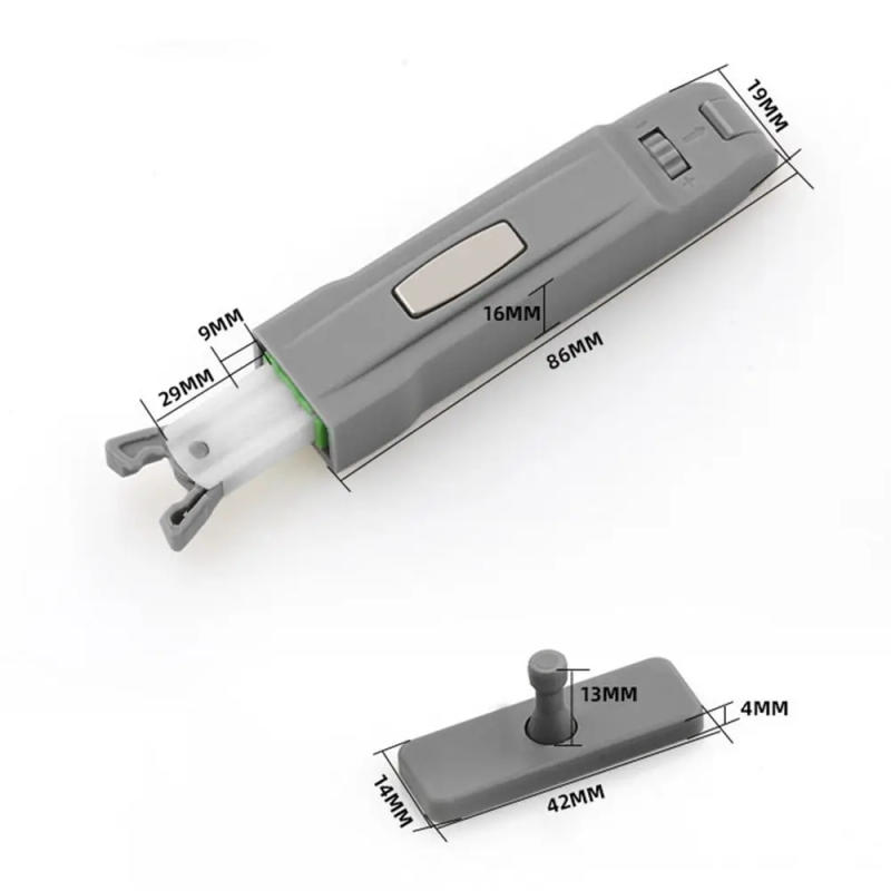 Description Picture 4 of itemABS Cabinet Catches New Push Type Invisible Wardrobe Stopper Hardware Damper Buffer Rebound Device Wardrobe