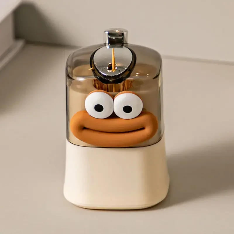 Description Picture 6 of itemCreative Toothpick Holders Automatic Pop-up Toothpick Storage Organizers Restaurant Toothpick Box Living Room Table Decoration