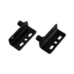 2 Pieces/Lot Black Furniture Cabinet Door Hinge Hinges With Bushing Flap