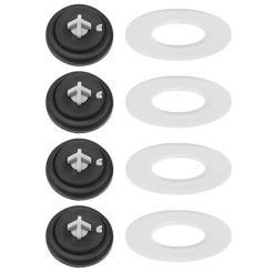 4 Sets Toilet Fill Valve Gasket Rubber Diaphragm Toilet Flush Valve Seals Diaphragm Washer For Siamp Fill Valves Ballvalve