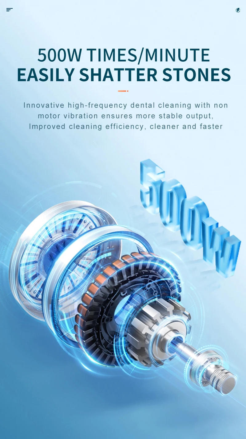 Description Picture 5 of itemUltrasonic Dental Scaler For Teeth Tartar Stain Tooth Calculus Remover Electric Sonic Teeth Plaque Cleaner Dental Stone Removal