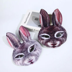 Halloween Easter Carnival Party Makeup Ball Rabbit Mask Animal Mask Cartoon Prop Party Party Mask