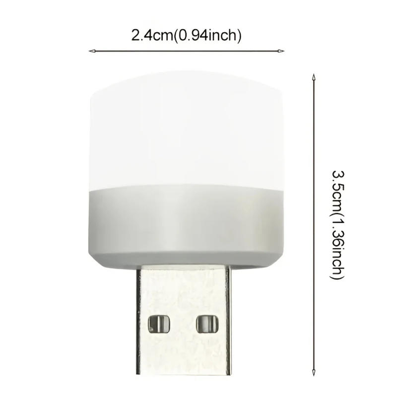 Description Picture 6 of itemMini USB Night lamp For Laptop Notebook Power Bank, Portable Decorative Bulb, Bedroom, Nursery, Study Bathroom Mini LED Light