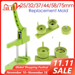 Sliding Style Badge Button Maker Machine Accessories Only Punch Press Machine Bracket 25/32/37/44/58/75mm Replacement Mold