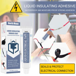 30ML Liquid Electrical Tape Anti UV Liquid Insulation Glue Multifunctional Electrical Insulation Tape for Hardware Wire Cable