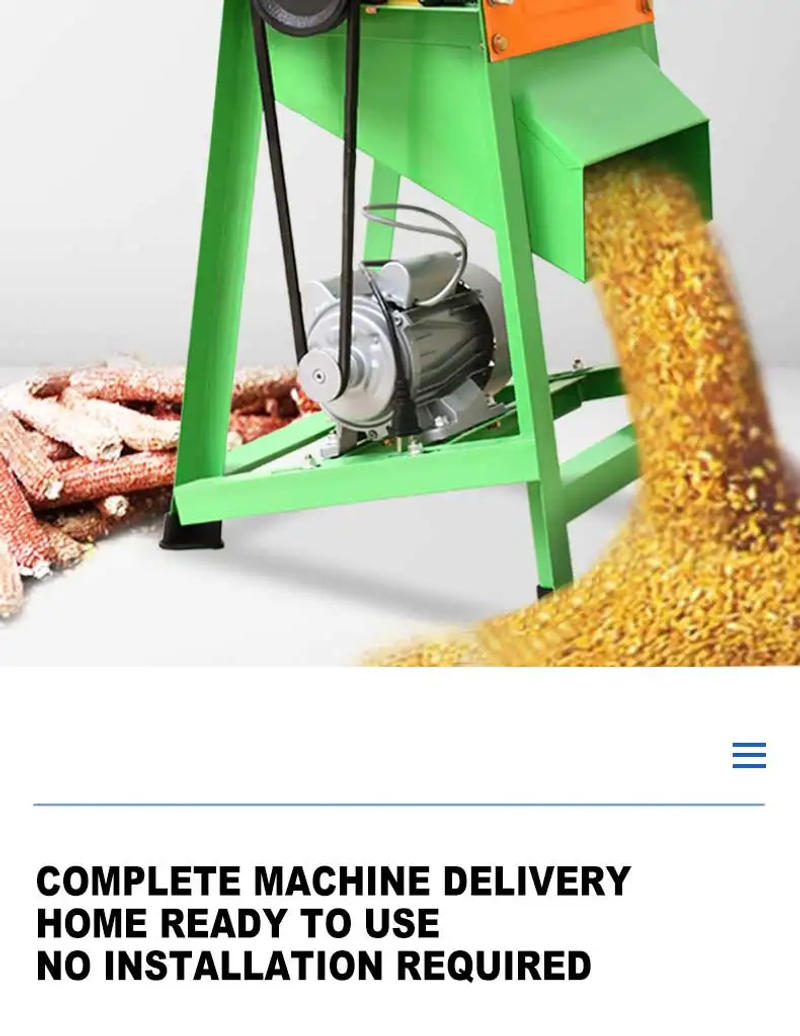 Description Picture 4 of itemFull-automatic Electric Corn Shelling Threshing Machine Household Small Pulverizer Processador Peeler