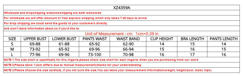 Description Picture 3 of itemMUZISKAT Sensual Lingerie Hollow Out Transparent Underwear Brief Set Fancy Lace Erotic Bra And Thong Garters 4 Piece Exotic Set