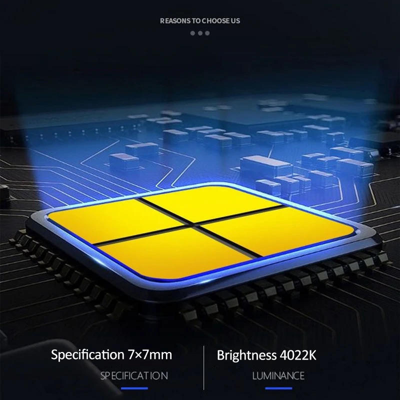 Description Picture 5 of item4-Core Flashlight Super Bright Rechargeable Flashlight Multi LED Long-Range Spotlight COB Light For Outdoor Fishing