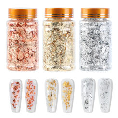 Gold Foil Leaf Grade Flakes 24K Gold Baking Art Cake Decorating Tools Chocolates Gourmet Pastry Sushi Dress Up