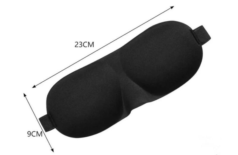 Description Picture 2 of item3D Sleep Mask Natural Sleeping Eye Mask Eyeshade Cover Shade Eye Patch Women Men Soft Portable Blindfold Travel Eyepatch