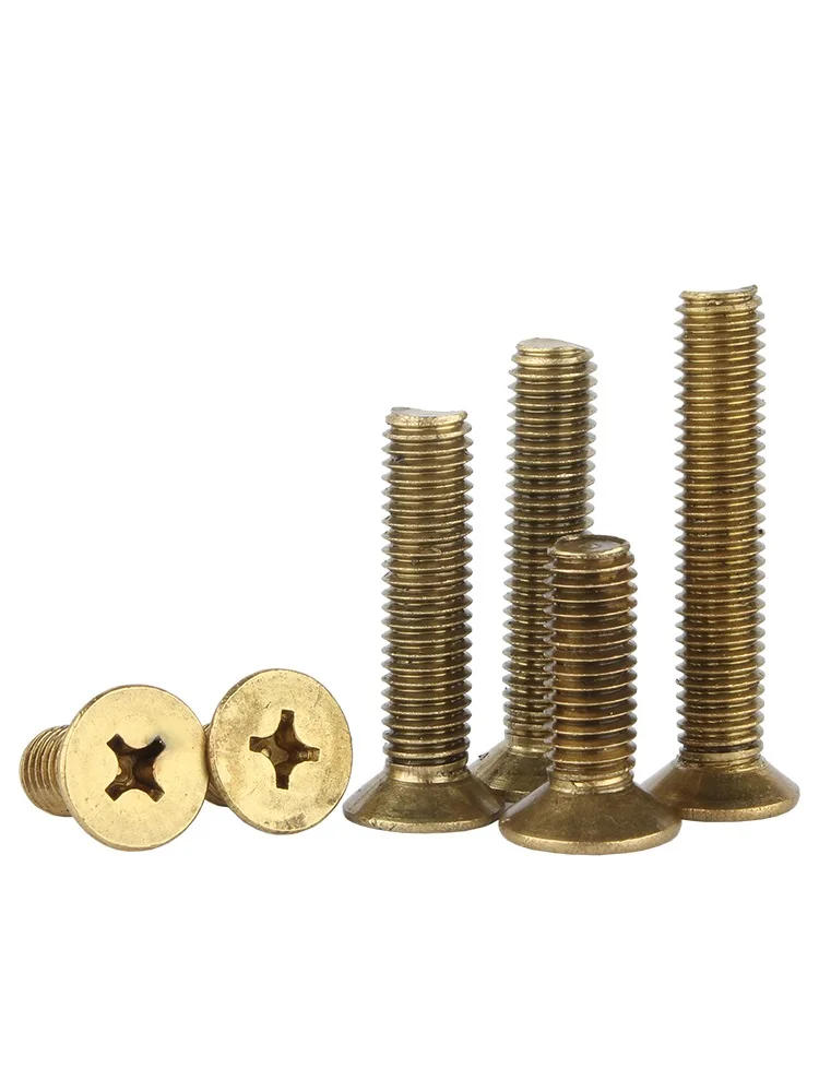 Description Picture 4 of itemM2 M2.5 M3 M4 M5 M6 M8 Brass Cross Phillips Flat Countersunk Head Screw Bolt