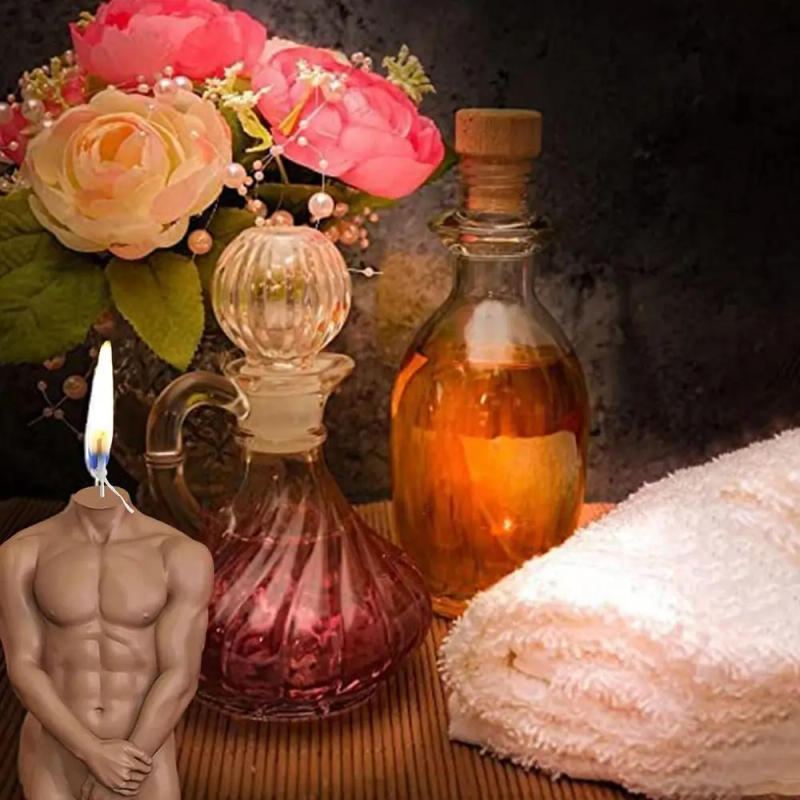 Description Picture 3 of item3D Body Shaped Candle Silicone Mold Muscle Male And Shy Female Body Shape Scented Candle Mold Soap Resin Crafts Molds Cake Tool